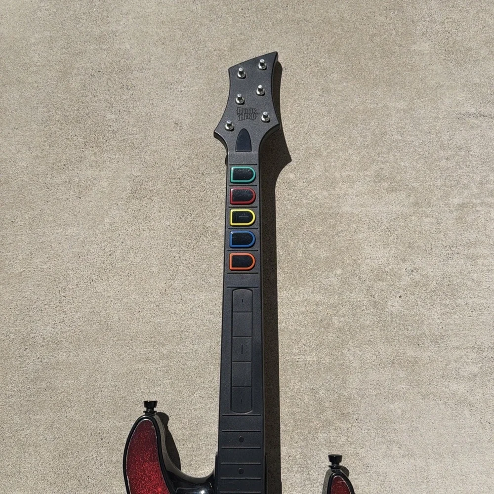 PlayStation 3 2 Band Hero Wireless Guitar Controller Replacement No Receiver